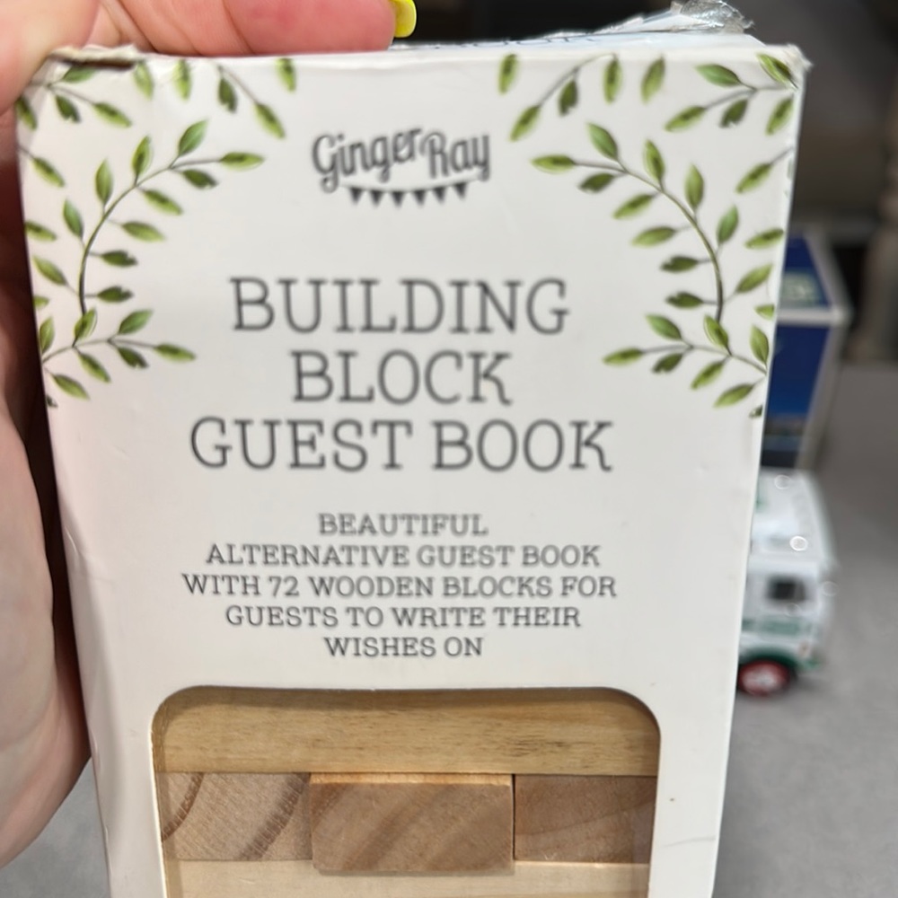 Building block guestbook